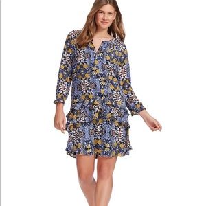 LOFT Autumn Dream Floral Shirtdress